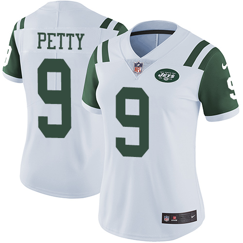 Nike Jets #9 Bryce Petty White Women's Stitched NFL Vapor Untouchable Limited Jersey Nike Jets #9 Bryce Petty White Women's Stitched NFL Vapor Untouchable Limited Jersey