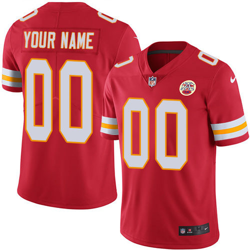 Nike Kansas City Chiefs Limited Red Home Men's Jersey NFL  Vapor Untouchable Customized jerseys