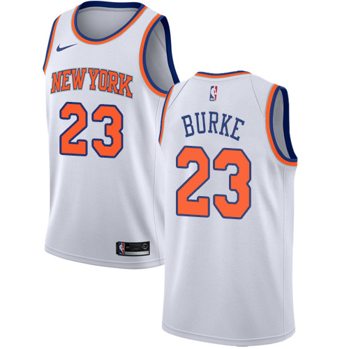 Nike Knicks #23 Trey Burke White NBA Swingman Association Edition Jersey Nike Knicks #23 Trey Burke White NBA Swingman Association Edition Jersey