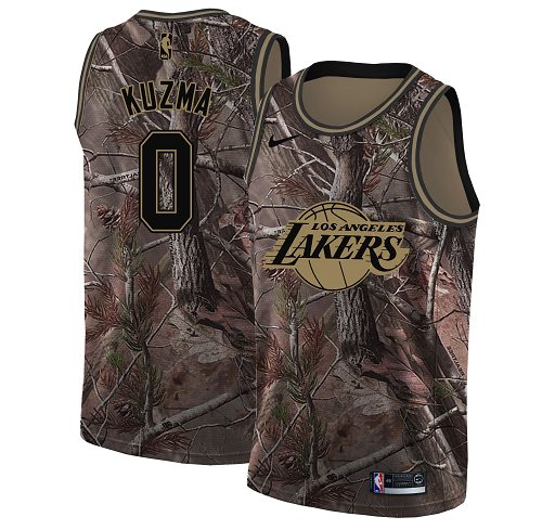 Nike Lakers #0 Kyle Kuzma Camo Women's NBA Swingman Realtree Collection Jersey Nike Lakers #0 Kyle Kuzma Camo Women's NBA Swingman Realtree Collection Jersey