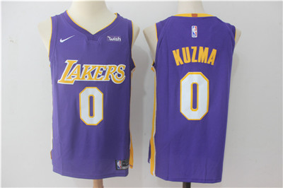 Nike Lakers #0 Kyle Kuzma Purple Authentic Stitched NBA Jersey