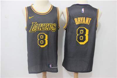 Nike Lakers #8 Kobe Bryant Black City Edition Swingman Jersey Nike Lakers #8 Kobe Bryant Black City Edition Swingman Jersey