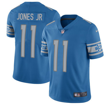 Nike Lions #11 Marvin Jones Jr Blue Team Color Men's Stitched NFL Limited Jersey Nike Lions #11 Marvin Jones Jr Blue Team Color Men's Stitched NFL Limited Jersey