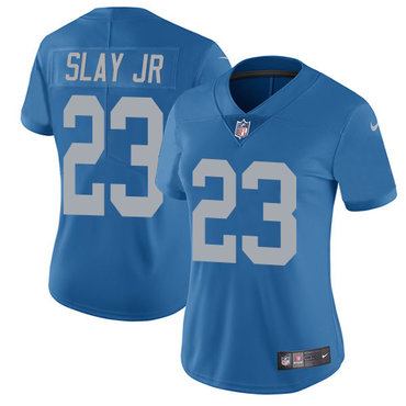 Nike Lions #23 Darius Slay Jr Blue Throwback Women's Stitched NFL Limited Jersey Nike Lions #23 Darius Slay Jr Blue Throwback Women's Stitched NFL Limited Jersey
