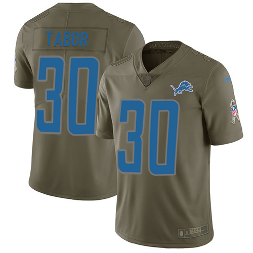 Nike Lions #30 Teez Tabor Olive Youth Stitched NFL Limited 2017 Salute to Service Jersey Nike Lions #30 Teez Tabor Olive Youth Stitched NFL Limited 2017 Salute to Service Jersey