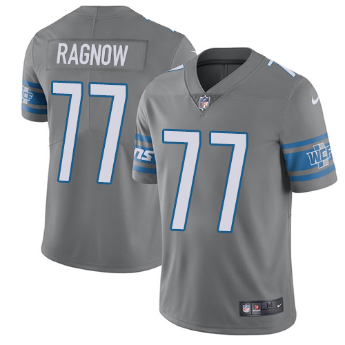 Nike Lions #77 Frank Ragnow Gray Youth Stitched NFL Limited Rush Jersey Nike Lions #77 Frank Ragnow Gray Youth Stitched NFL Limited Rush Jersey