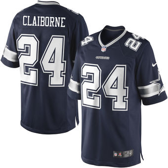 Nike Morris Claiborne Dallas Cowboys Home Navy Blue Limited Jersey