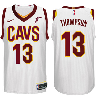 Nike NBA Cleveland Cavaliers #13 Tristan Thompson Jersey 2017 18 New Season White Jersey