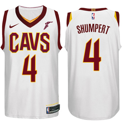 Nike NBA Cleveland Cavaliers #4 Iman Shumpert Jersey 2017 18 New Season White Jersey