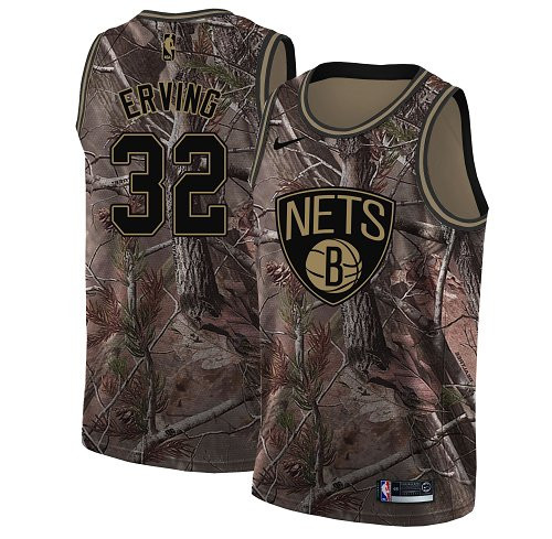 Nike Nets #32 Julius Erving Camo NBA Swingman Realtree Collection Jersey