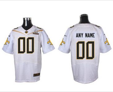 Nike New Orleans Saints Customized White 2016 Pro Bowl Men's Stitched NFL Elite Jersey Nike New Orleans Saints Customized White 2016 Pro Bowl Men's Stitched NFL Elite Jersey