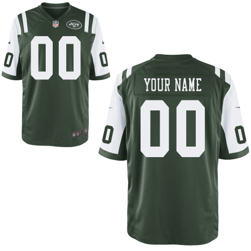 Nike New York Jets Customized Game Green Jerseys Nike New York Jets Customized Game Green Jerseys