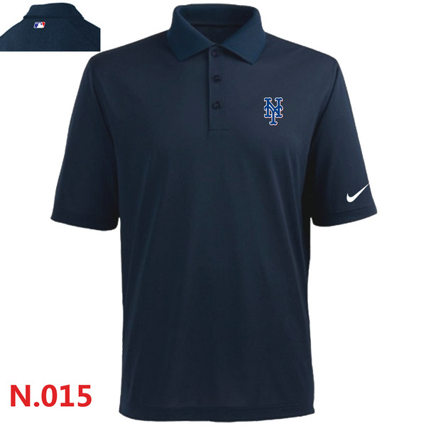Nike New York Mets Men's Navy Blue Polo Shirt