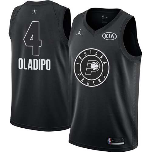 Nike Pacers #4 Victor Oladipo Black NBA Jordan Swingman 2018 All-Star Game Jersey Nike Pacers #4 Victor Oladipo Black NBA Jordan Swingman 2018 All-Star Game Jersey