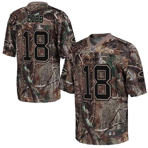 Nike Packers #18 Randall Cobb Camo Men's Stitched NFL Realtree Elite Jersey