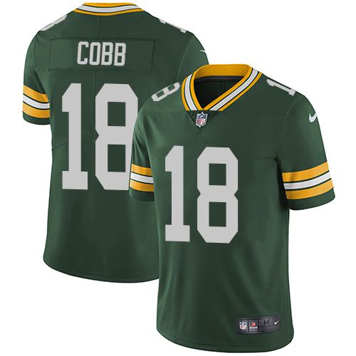 Nike Packers #18 Randall Cobb Green Team Color Men's Stitched NFL Vapor Untouchable Limited Jersey Nike Packers #18 Randall Cobb Green Team Color Men's Stitched NFL Vapor Untouchable Limited Jersey