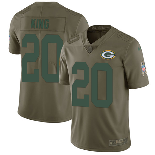 Nike Packers #20 Kevin King Olive Youth Stitched NFL Limited 2017 Salute to Service Jersey Nike Packers #20 Kevin King Olive Youth Stitched NFL Limited 2017 Salute to Service Jersey