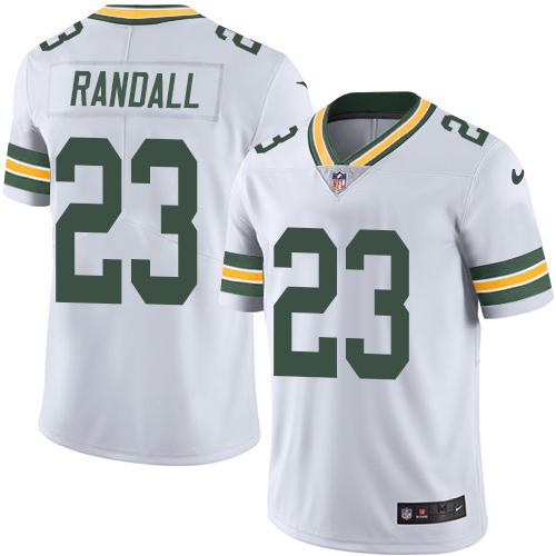 Nike Packers #23 Damarious Randall White Men's Stitched NFL Limited Rush Jersey Nike Packers #23 Damarious Randall White Men's Stitched NFL Limited Rush Jersey