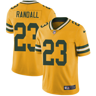 Nike Packers #23 Damarious Randall Yellow Youth Stitched NFL Limited Rush Jersey Nike Packers #23 Damarious Randall Yellow Youth Stitched NFL Limited Rush Jersey