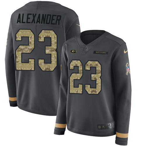 Nike Packers #23 Jaire Alexander Anthracite Salute to Service