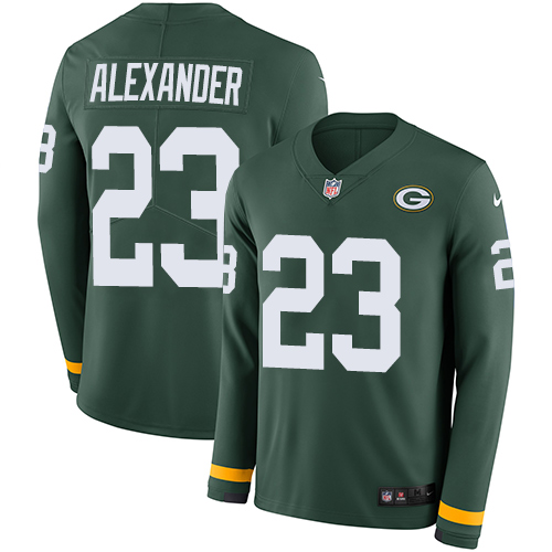 Nike Packers #23 Jaire Alexander Green Team Color Men's Stitched NFL Limited Therma Long Sleeve Jersey Nike Packers #23 Jaire Alexander Green Team Color Men's Stitched NFL Limited Therma Long Sleeve Jersey