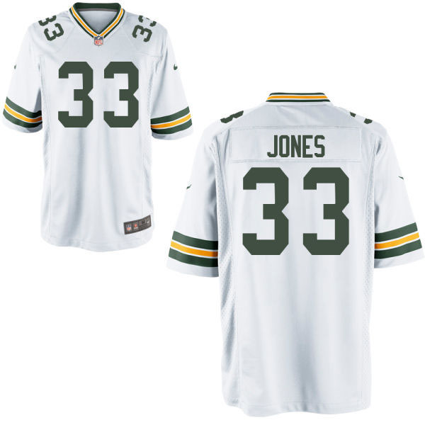 Nike Packers #33 Aaron Jones White Alternate Men's Stitched NFL Elite Jersey