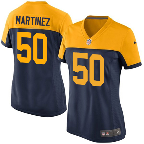 Nike Packers #50 Blake Martinez Navy Blue Alternate Women's Stitched NFL Limited Jersey Nike Packers #50 Blake Martinez Navy Blue Alternate Women's Stitched NFL Limited Jersey