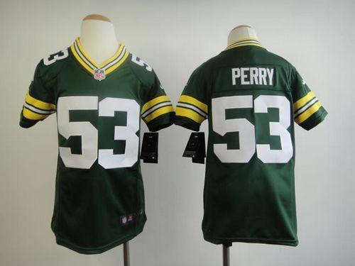 Nike Packers #53 Nick Perry Green Team Color Youth Stitched NFL Elite Jersey Nike Packers #53 Nick Perry Green Team Color Youth Stitched NFL Elite Jersey