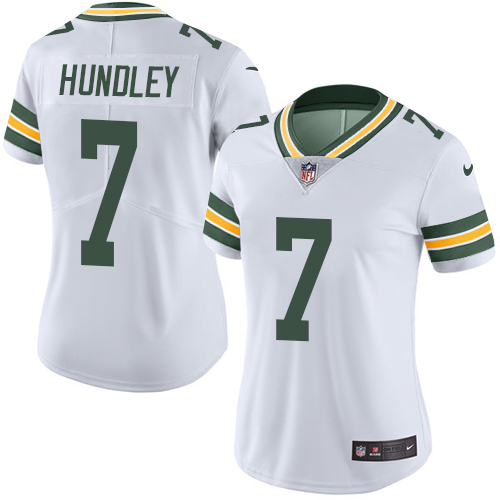 Nike Packers #7 Brett Hundley White Women's Vapor Untouchable Elite Player NFL Jersey