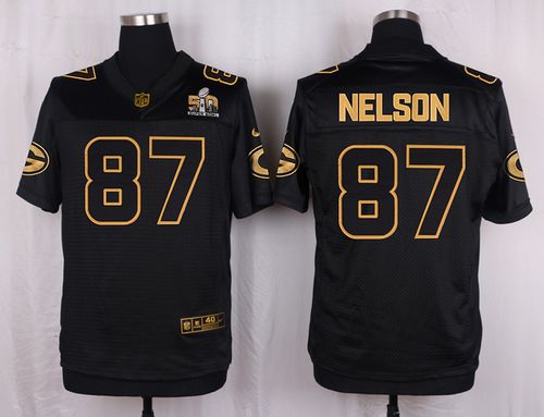 Nike Packers #87 Jordy Nelson Black Men's Stitched NFL Elite Pro Line Gold Collection Jersey Nike Packers #87 Jordy Nelson Black Men's Stitched NFL Elite Pro Line Gold Collection Jersey