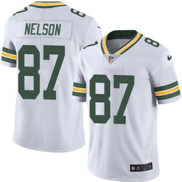 Nike Packers #87 Jordy Nelson White Men's Stitched NFL Vapor Untouchable Limited Jersey Nike Packers #87 Jordy Nelson White Men's Stitched NFL Vapor Untouchable Limited Jersey
