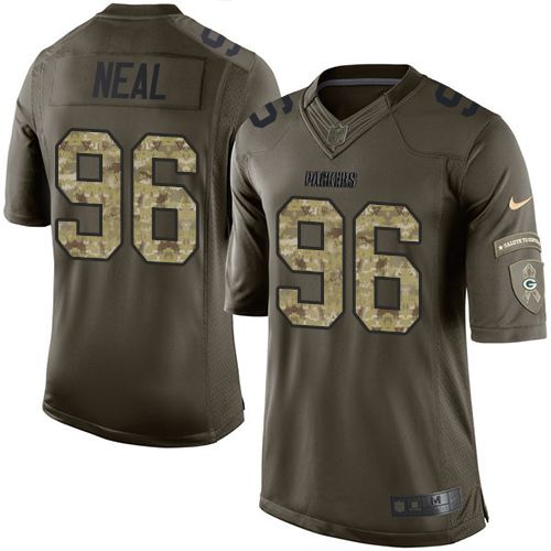 Nike Packers #96 Mike Neal Green Men's Stitched NFL Limited Salute To Service Jersey