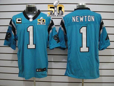 Nike Panthers #1 Cam Newton Blue Alternate With C Patch Super Bowl 50 Men's Stitched NFL Elite Jersey Nike Panthers #1 Cam Newton Blue Alternate With C Patch Super Bowl 50 Men's Stitched NFL Elite Jersey