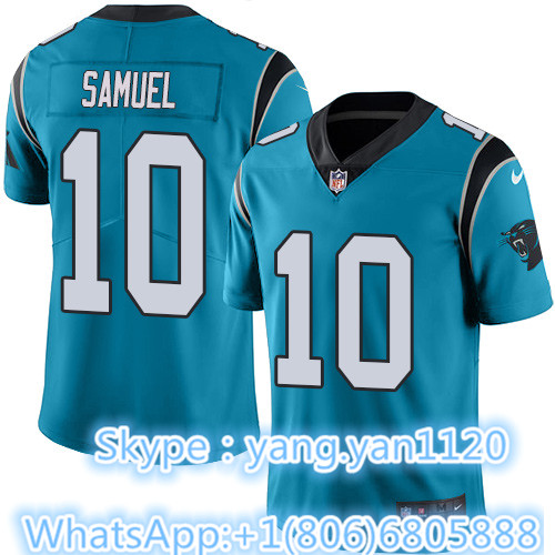 Nike Panthers #10 Curtis Samuel Blue Alternate Youth Stitched NFL Vapor Untouchable Limited Jersey