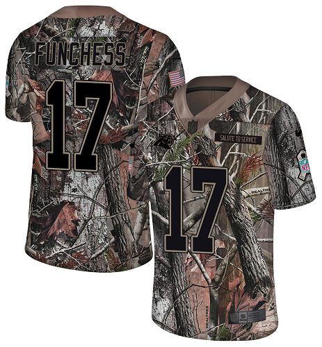 Nike Panthers #17 Devin Funchess Camo Youth Stitched NFL Limited Rush Realtree Jersey