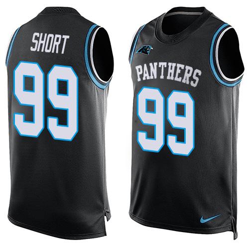 Nike Panthers #99 Kawann Short Black Team Color Men's Stitched NFL Limited Tank Top Jersey Nike Panthers #99 Kawann Short Black Team Color Men's Stitched NFL Limited Tank Top Jersey