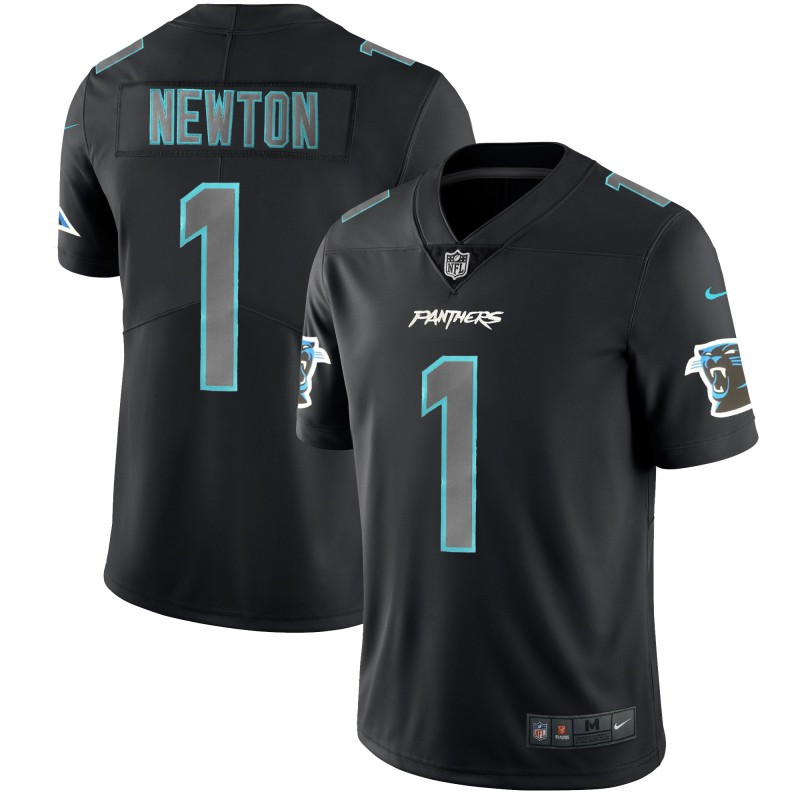 Nike Panthers 1 Cam Newton Black Vapor Impact Limited Jersey Nike Panthers 1 Cam Newton Black Vapor Impact Limited Jersey