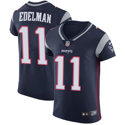 Nike Patriots #11 Julian Edelman Navy Blue Team Color Men's Stitched NFL Vapor Untouchable Elite Jersey Nike Patriots #11 Julian Edelman Navy Blue Team Color Men's Stitched NFL Vapor Untouchable Elite Jersey