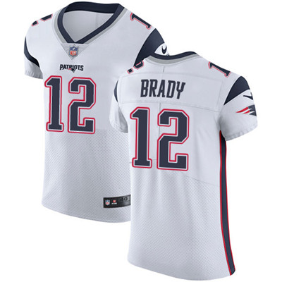 Nike Patriots #12 Tom Brady White Men's Stitched NFL Vapor Untouchable Elite Jersey$199.99$25.50