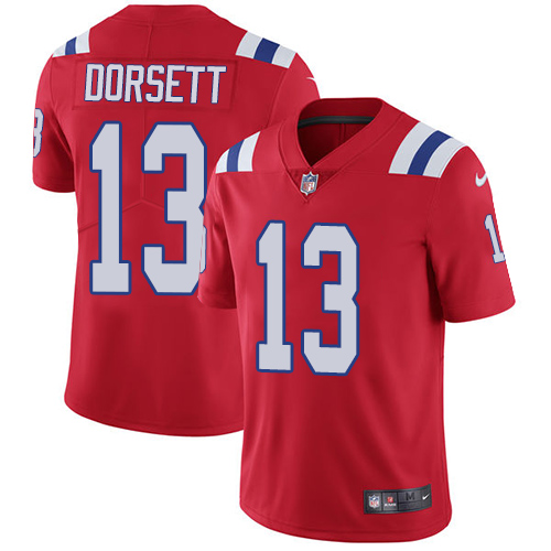 Nike Patriots #13 Phillip Dorsett Red Alternate Youth Stitched NFL Vapor Untouchable Limited Jersey Nike Patriots #13 Phillip Dorsett Red Alternate Youth Stitched NFL Vapor Untouchable Limited Jersey