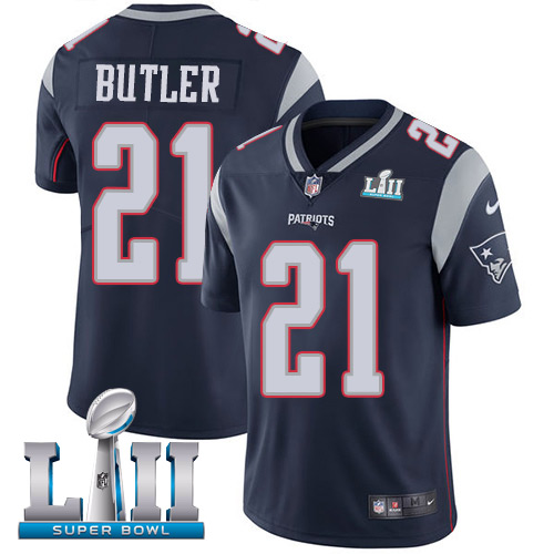 Nike Patriots #21 Malcolm Butler Navy Blue Team Color Super Bowl LII Youth Stitched NFL Vapor Untouchable Limited Jersey Nike Patriots #21 Malcolm Butler Navy Blue Team Color Super Bowl LII Youth Stitched NFL Vapor Untouchable Limited Jersey