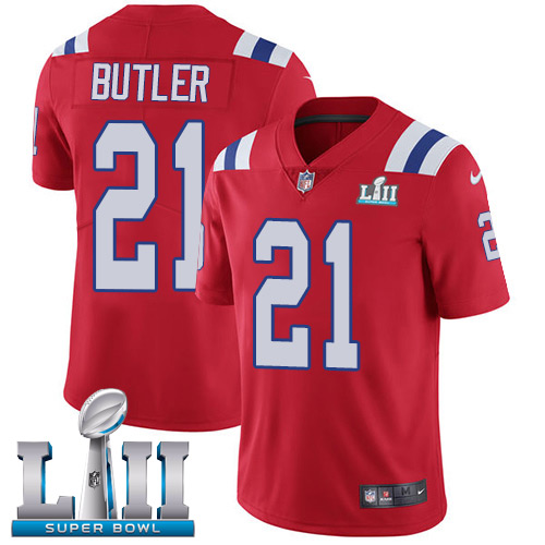 Nike Patriots #21 Malcolm Butler Red Alternate Super Bowl LII Men's Stitched NFL Vapor Untouchable Limited Jersey Nike Patriots #21 Malcolm Butler Red Alternate Super Bowl LII Men's Stitched NFL Vapor Untouchable Limited Jersey