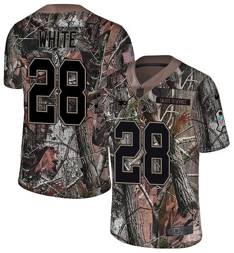 Nike Patriots #28 James White Camo Youth Stitched NFL Limited Rush Realtree Jersey Nike Patriots #28 James White Camo Youth Stitched NFL Limited Rush Realtree Jersey