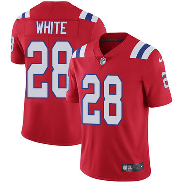 Nike Patriots #28 James White Red Alternate Youth Stitched NFL Vapor Untouchable Limited Jersey Nike Patriots #28 James White Red Alternate Youth Stitched NFL Vapor Untouchable Limited Jersey