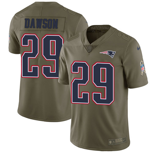 Nike Patriots #29 Duke Dawson Olive Men's Stitched NFL Limited 2017 Salute To Service Jersey Nike Patriots #29 Duke Dawson Olive Men's Stitched NFL Limited 2017 Salute To Service Jersey