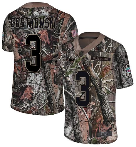 Nike Patriots #3 Stephen Gostkowski Camo Men's Stitched NFL Limited Rush Realtree Jersey Nike Patriots #3 Stephen Gostkowski Camo Men's Stitched NFL Limited Rush Realtree Jersey