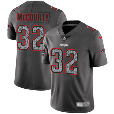 Nike Patriots #32 Devin McCourty Gray Static Men's NFL Vapor Untouchable Game Jersey