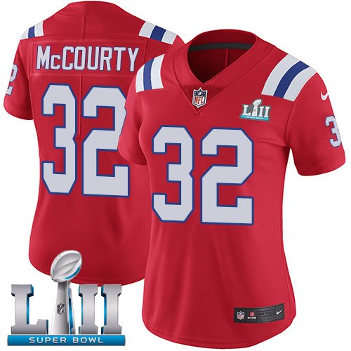 Nike Patriots #32 Devin McCourty Red Alternate Super Bowl LII Women's Stitched NFL Vapor Untouchable Limited Jersey Nike Patriots #32 Devin McCourty Red Alternate Super Bowl LII Women's Stitched NFL Vapor Untouchable Limited Jersey