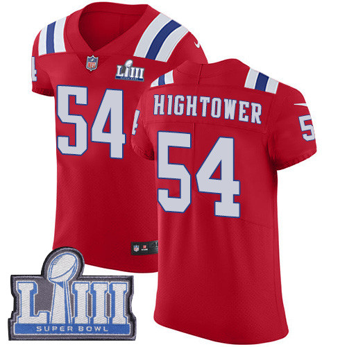 Nike Patriots #54 Dont'a Hightower Red Alternate Super Bowl LIII Bound Men's Stitched NFL Vapor Untouchable Elite Jersey Nike Patriots #54 Dont'a Hightower Red Alternate Super Bowl LIII Bound Men's Stitched NFL Vapor Untouchable Elite Jersey