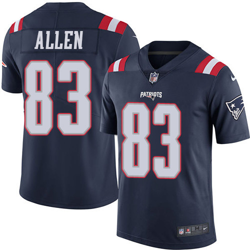 Nike Patriots #83 Dwayne Allen Navy Blue Youth Stitched NFL Limited Rush Jersey Nike Patriots #83 Dwayne Allen Navy Blue Youth Stitched NFL Limited Rush Jersey